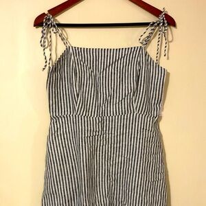 Old Navy Black and White Striped Dress